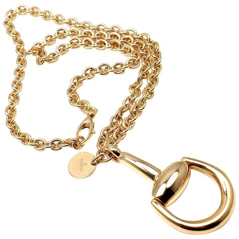 gucci anchor ring|Gucci horsebit necklace.